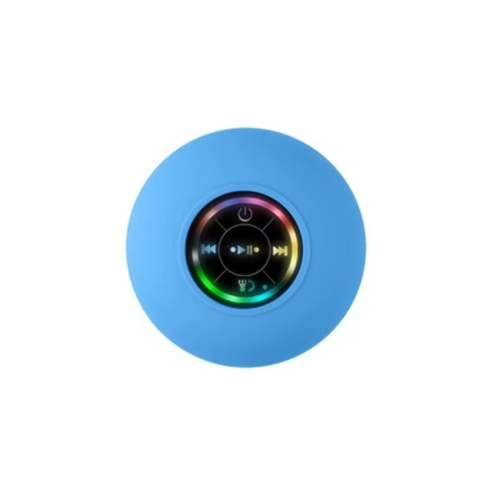 Portable Bluetooth Speaker with LED Waterproof Suction Cup Stereo Sound
