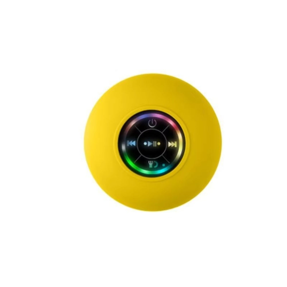 Portable Bluetooth Speaker with LED Waterproof Suction Cup Stereo Sound