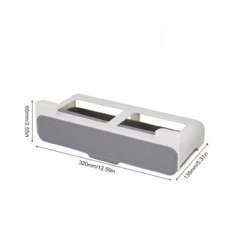 Self-adhesive Wall-mounted Under-Shelf Seasoning Bottle Storage Rack Spice Organizer