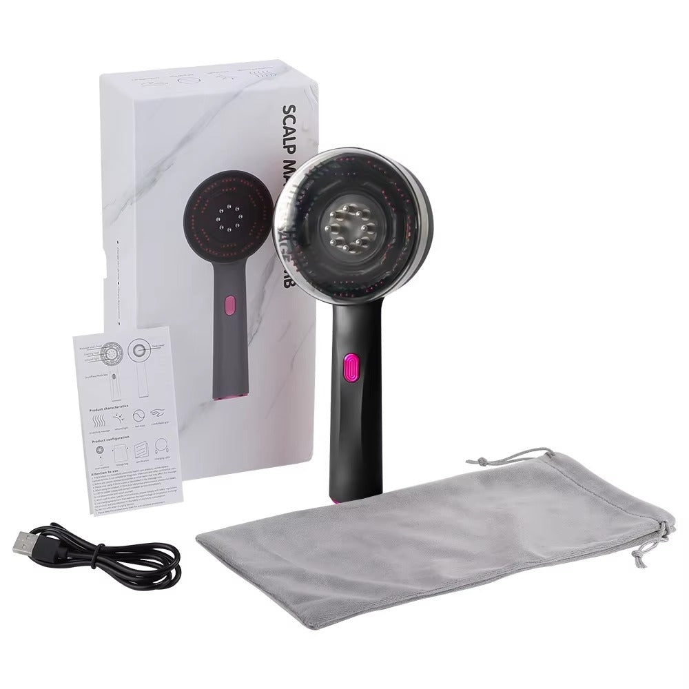 Electric Vibration Massage Comb for Hair Growth and Scalp Care