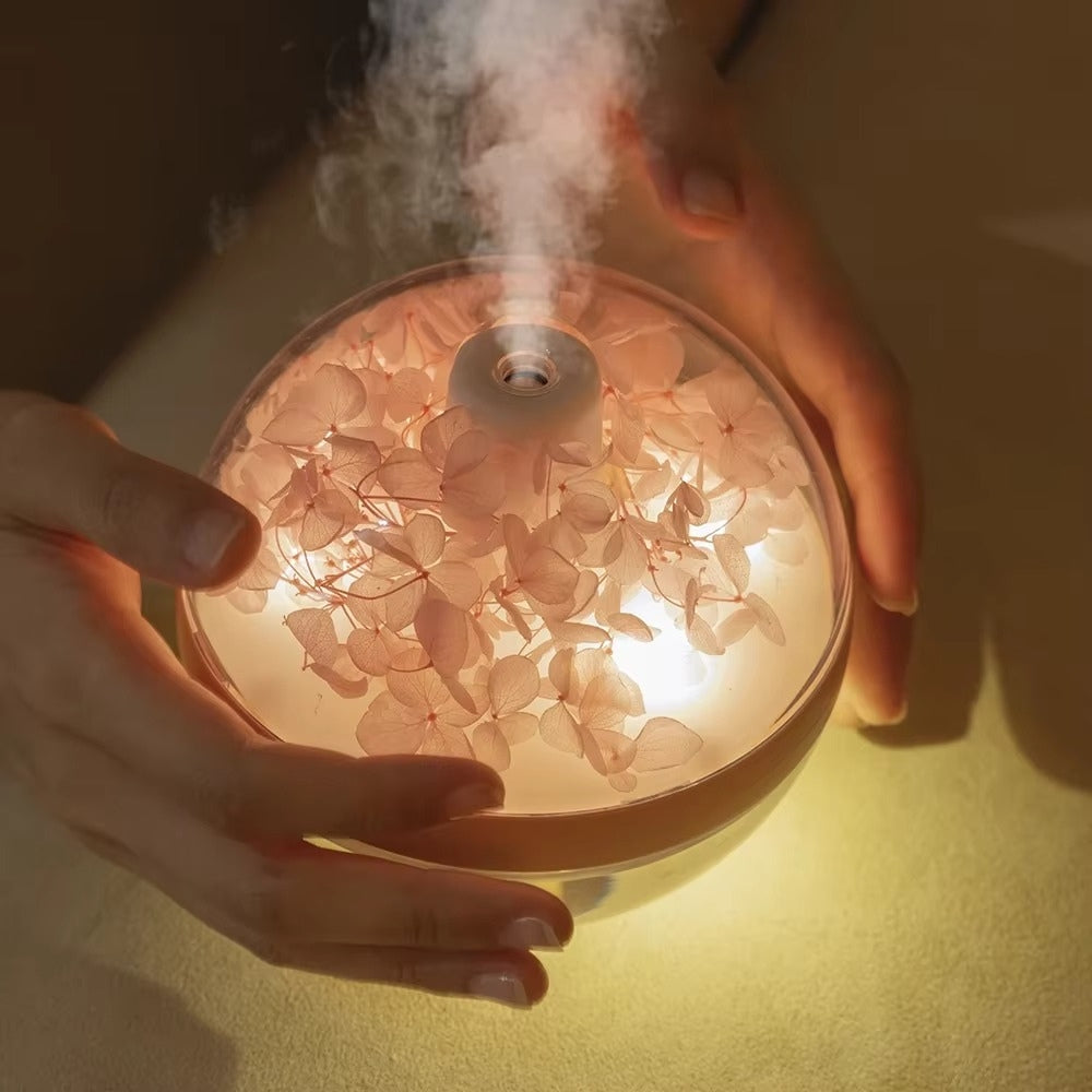 270ml USB Rechargeable Air Humidifier with LED Light and Mist Function