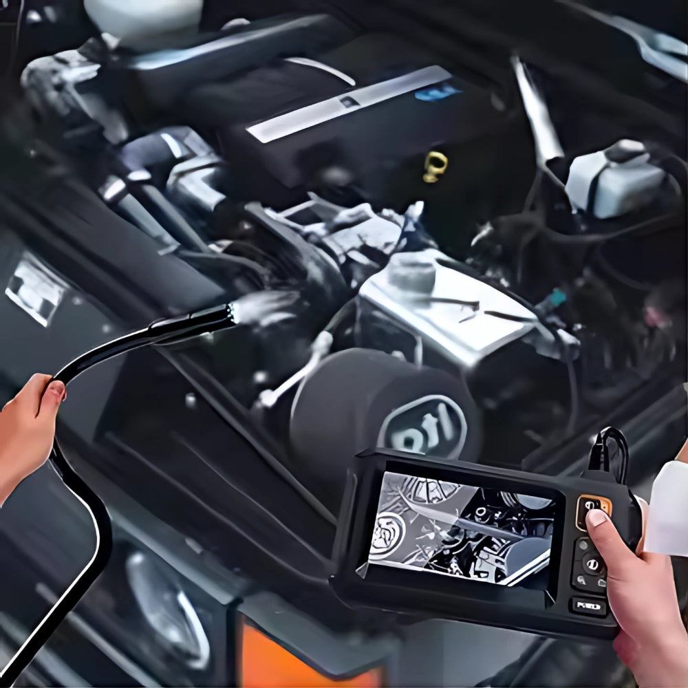 Industrial Endoscope Camera with HD Screen and Waterproof Inspection Probe