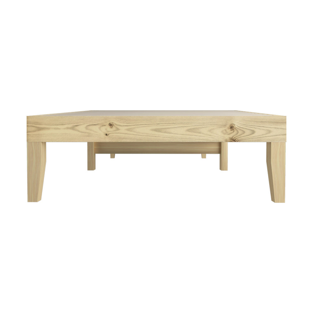 Single Bed Frame Pine Wood Base
