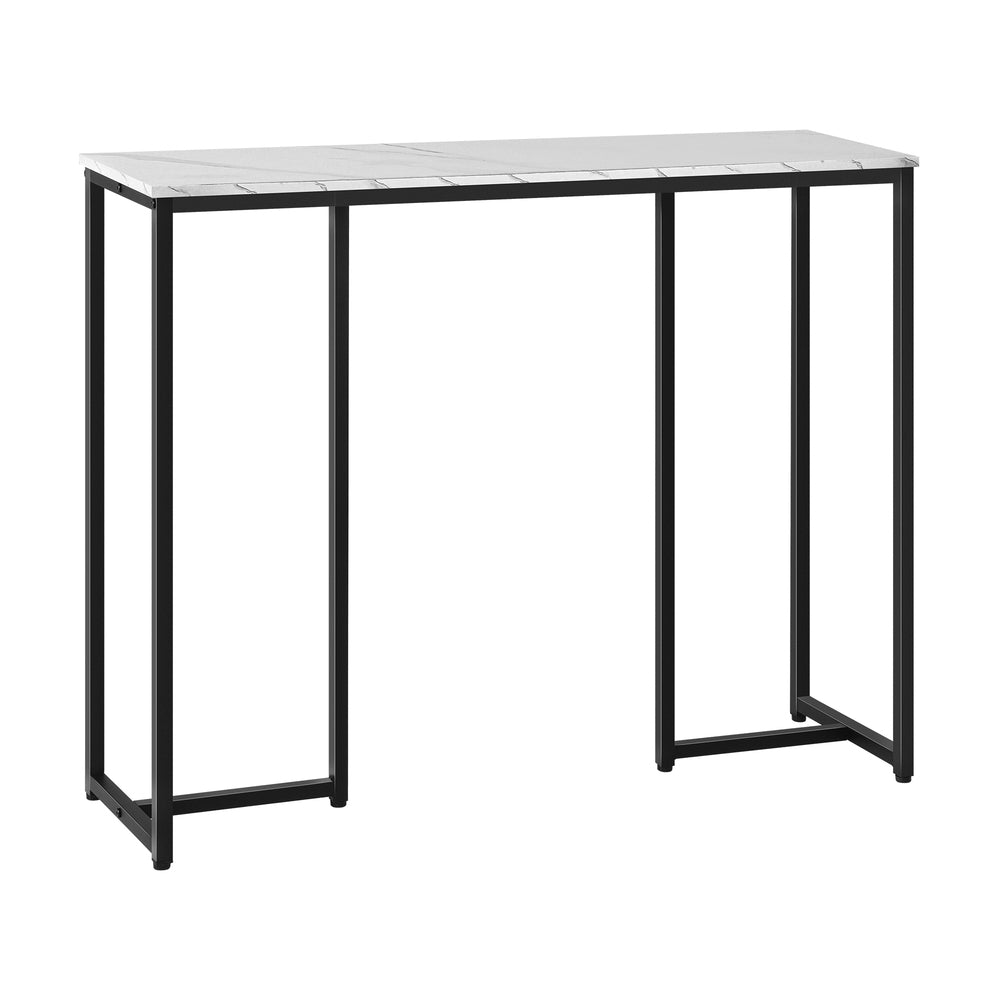 Console Table with Metal Frame