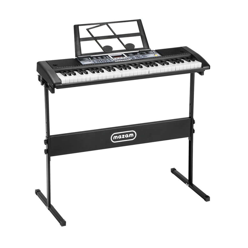 61 Keys Electronic Piano Keyboard Lighted with Holder