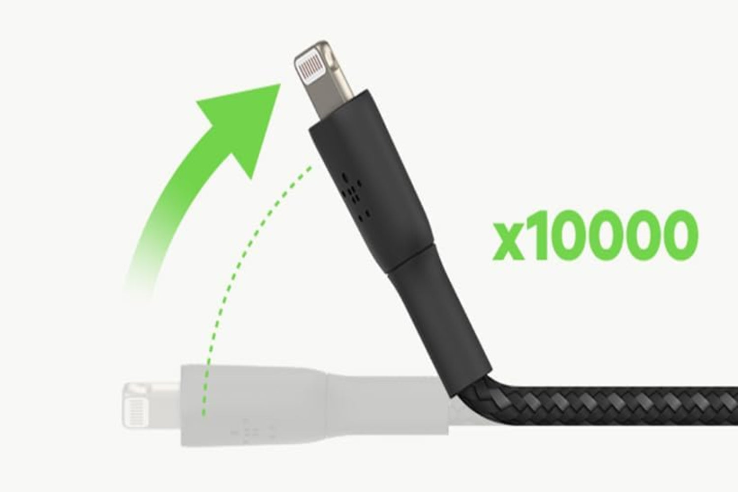 Belkin BoostCharge Lightning to USB-A Braided Cable 2m - White