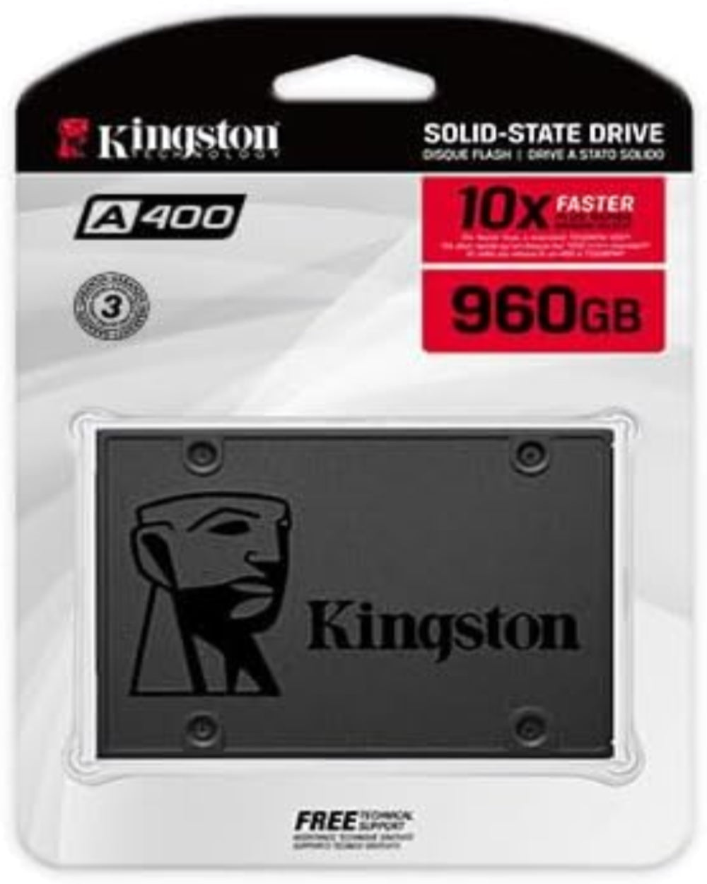 Kingston A400 960 GB Solid State Drive  2.5" Internal - Desktop PC Device