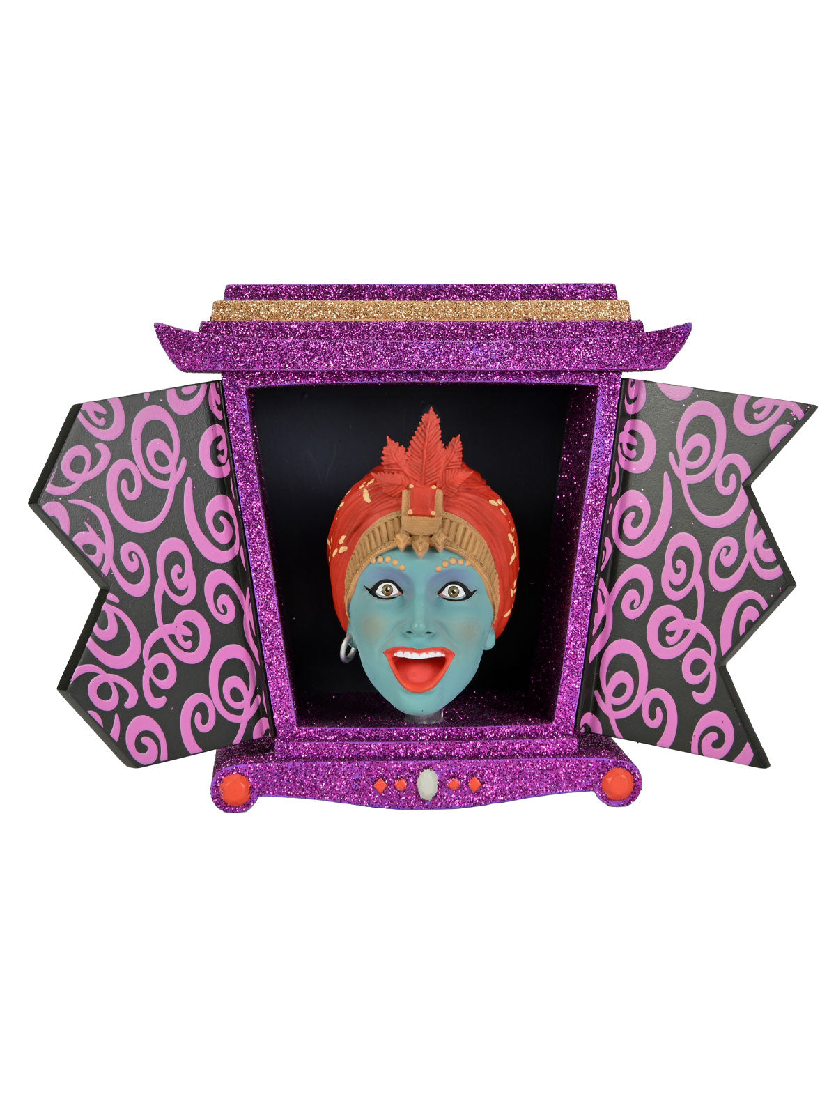 Pee-Wee Herman Jambi Head Knocker Bobblehead 12cm Resin Figurine Purple