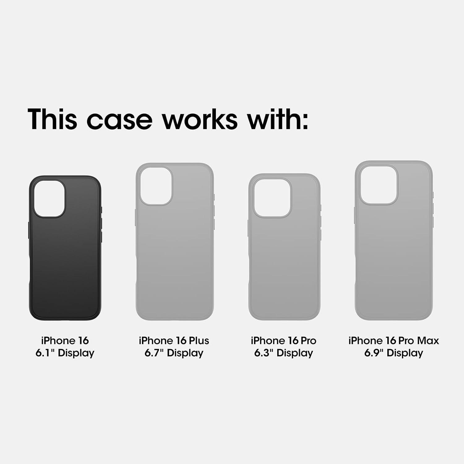 Otterbox React MagSafe Case - For iPhone 16 - Clear