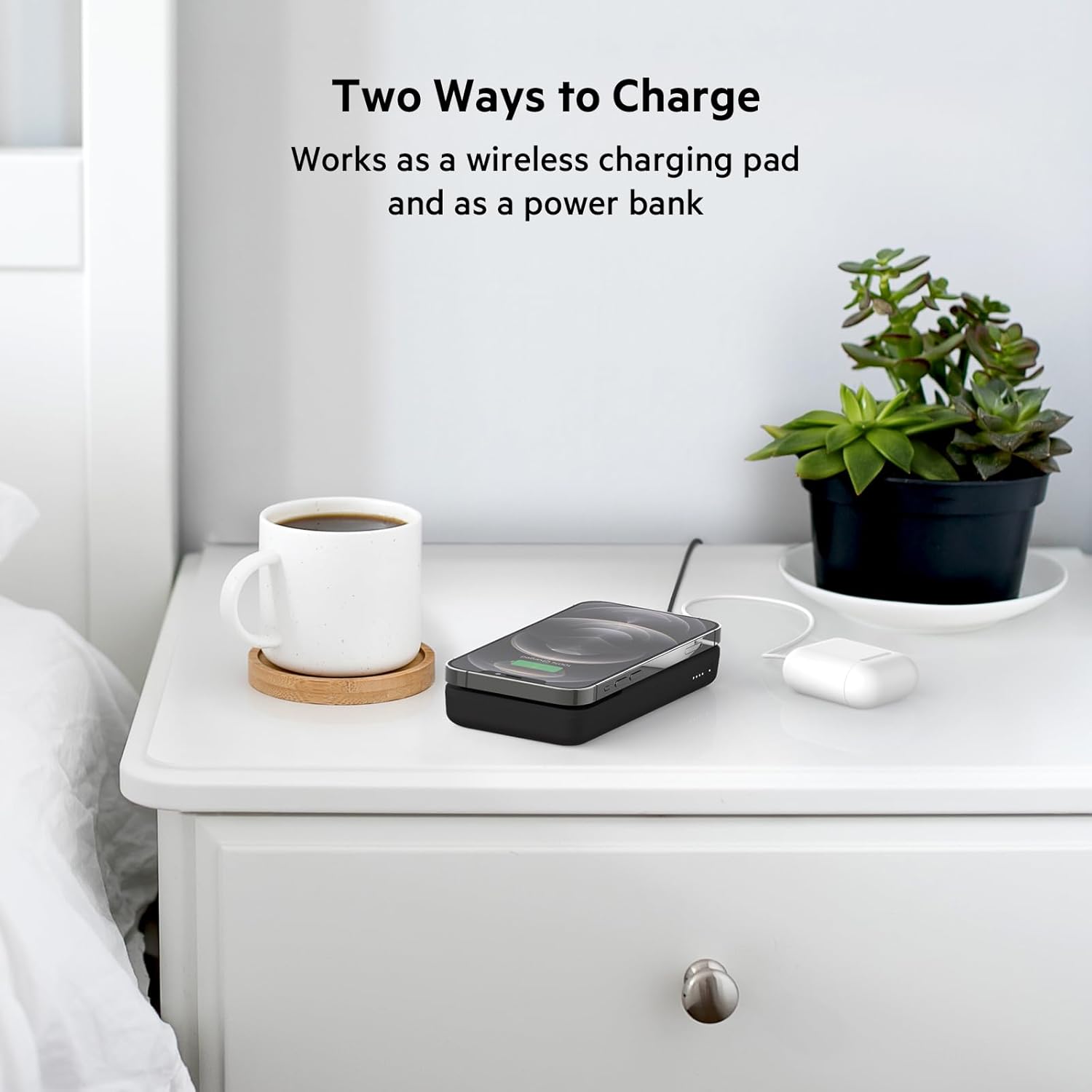 Belkin Wireless Power Bank with MagSafe - Black