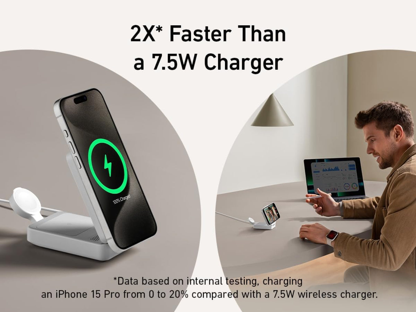 Anker MagGo Foldable 3 in 1 Charger Qi2