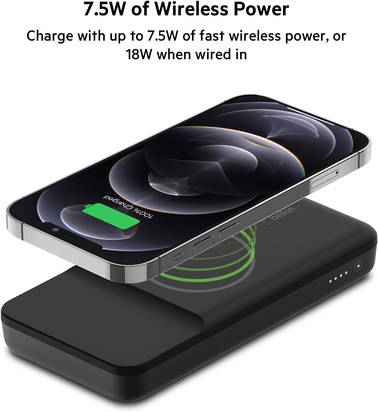 Belkin Wireless Power Bank with MagSafe - Black