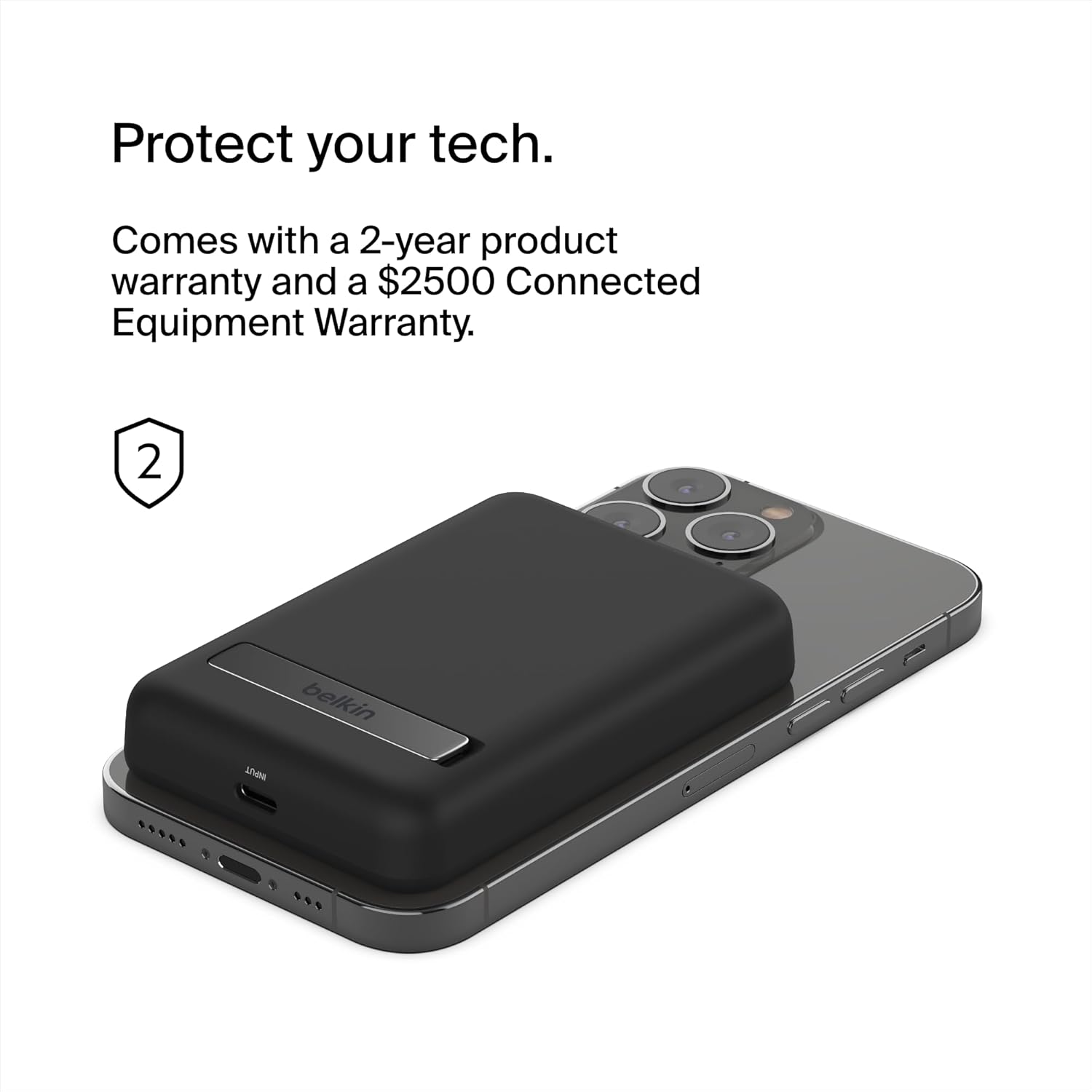 Belkin BoostCharge Magnetic Wireless Power Bank 5k + Stand