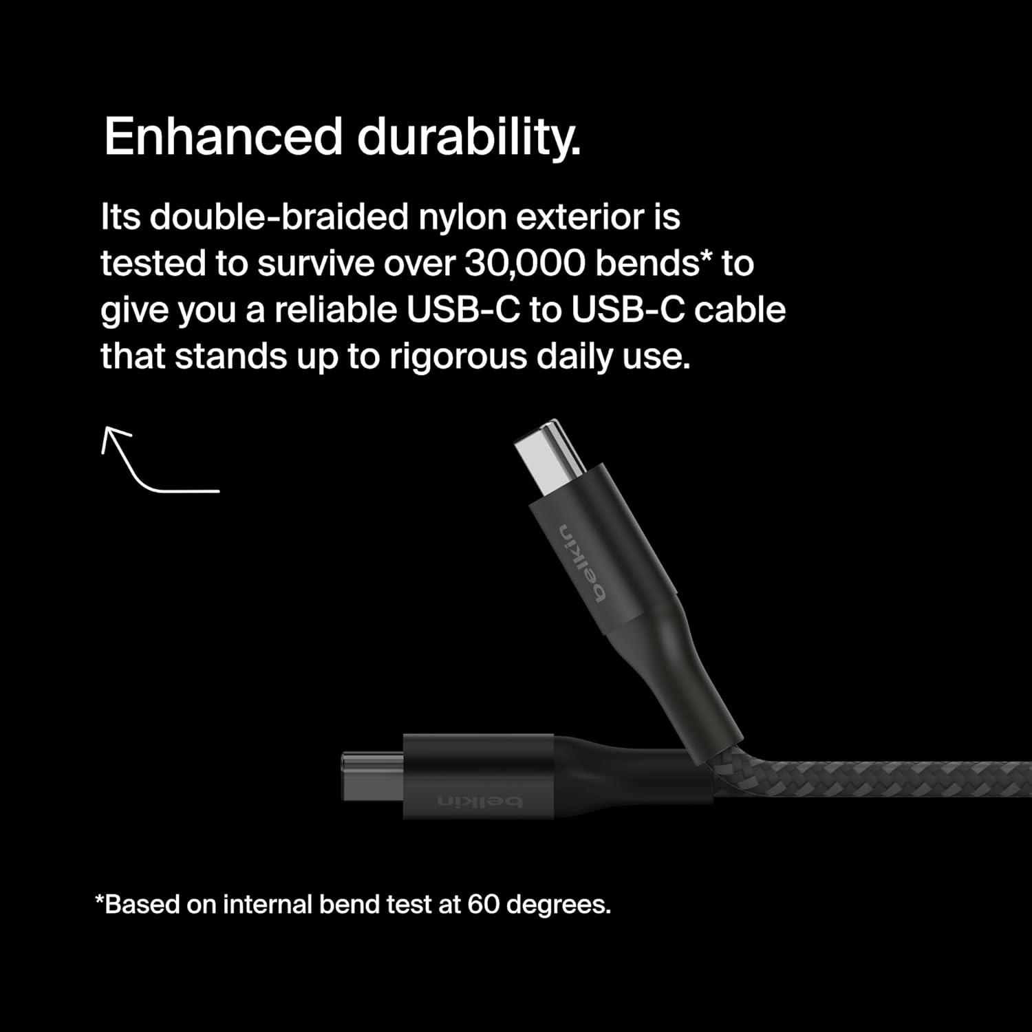 Belkin Boost Charge 2M USB- C Cable 240W Black