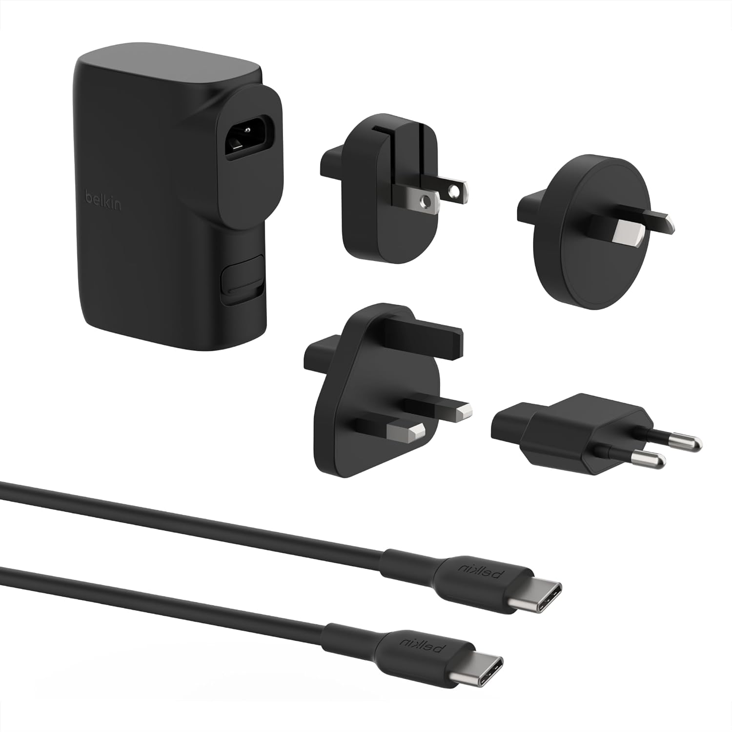 Belkin BoostCharge Hybrid Wall Charger 25W + Power Bank 5K with Travel Adapter Kit