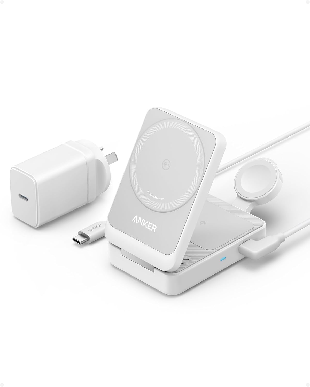 Anker MagGo Foldable 3 in 1 Charger Qi2