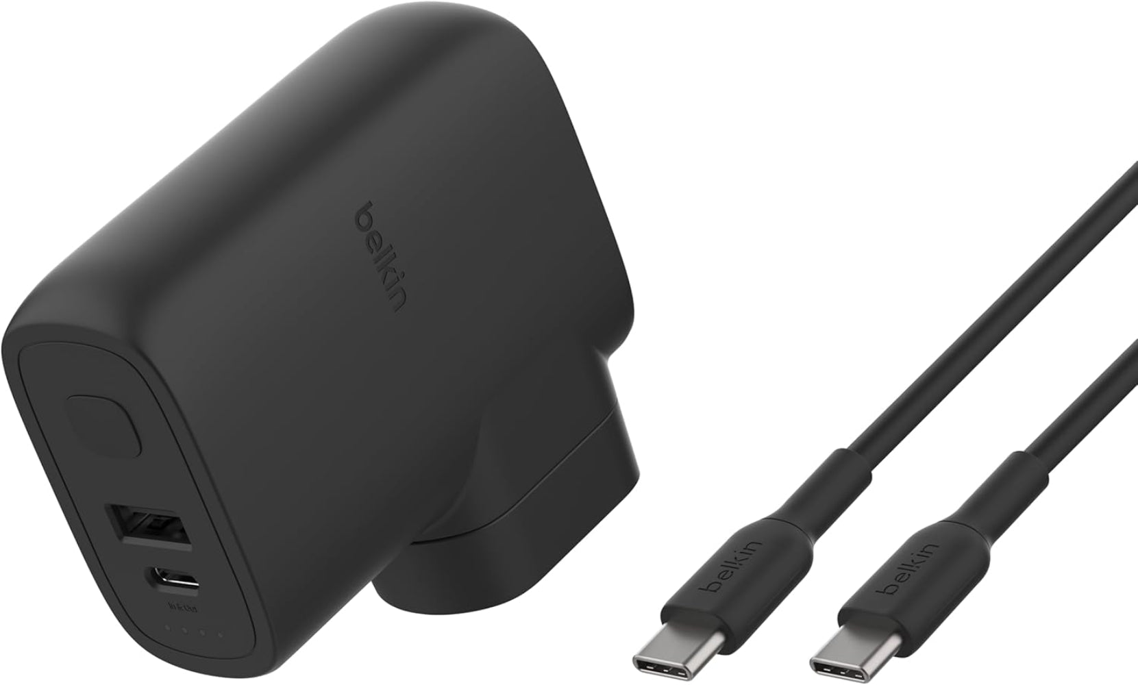 Belkin BoostCharge Hybrid Wall Charger 25W + Power Bank 5K with Travel Adapter Kit