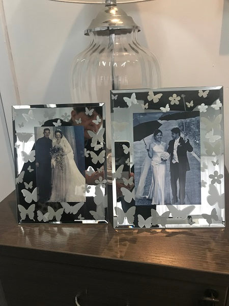 Butterfly Photo Frame 4x6 Inch Decorative Picture Frame for Home or Gift
