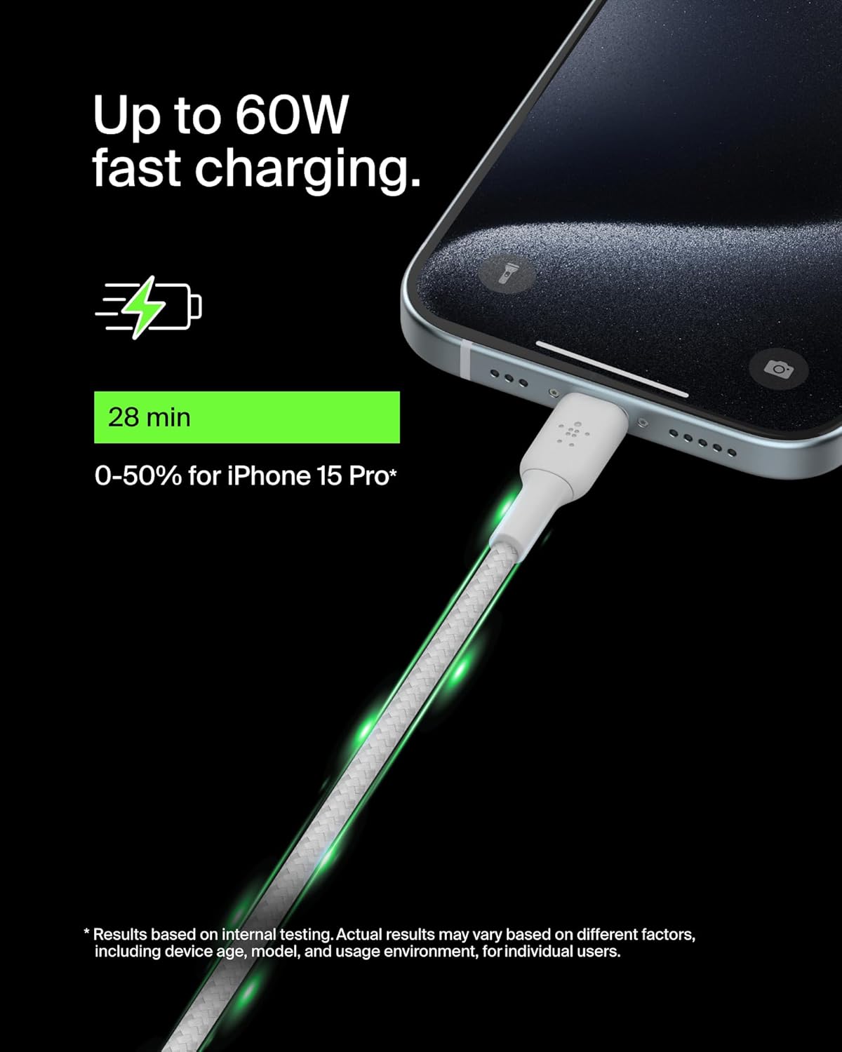 Belkin BoostCharge USB-C to USB-C Braided 1M Cable