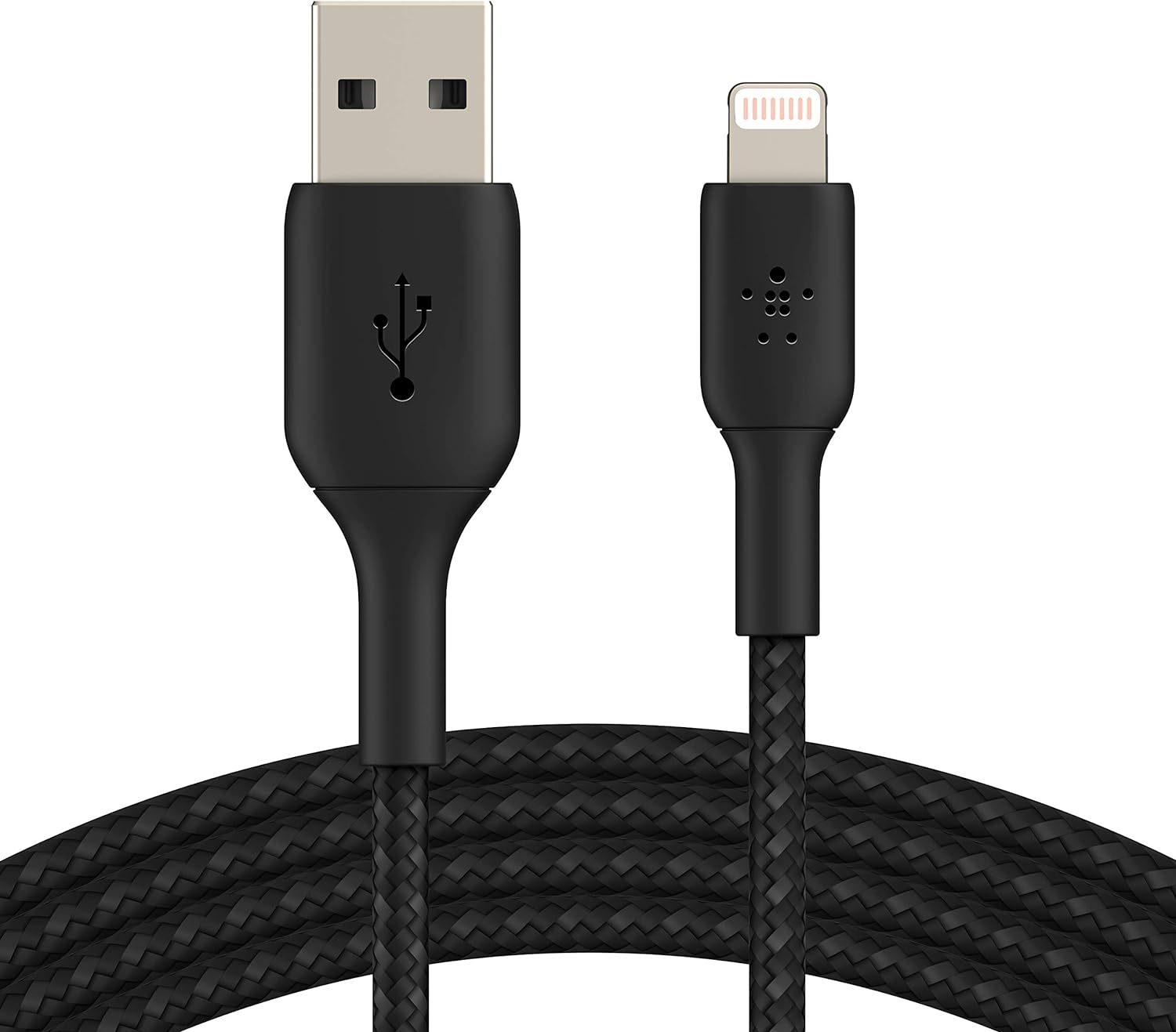 Belkin Boost Charge Lightning to USB-A 2M Cable For Apple Devices - Black