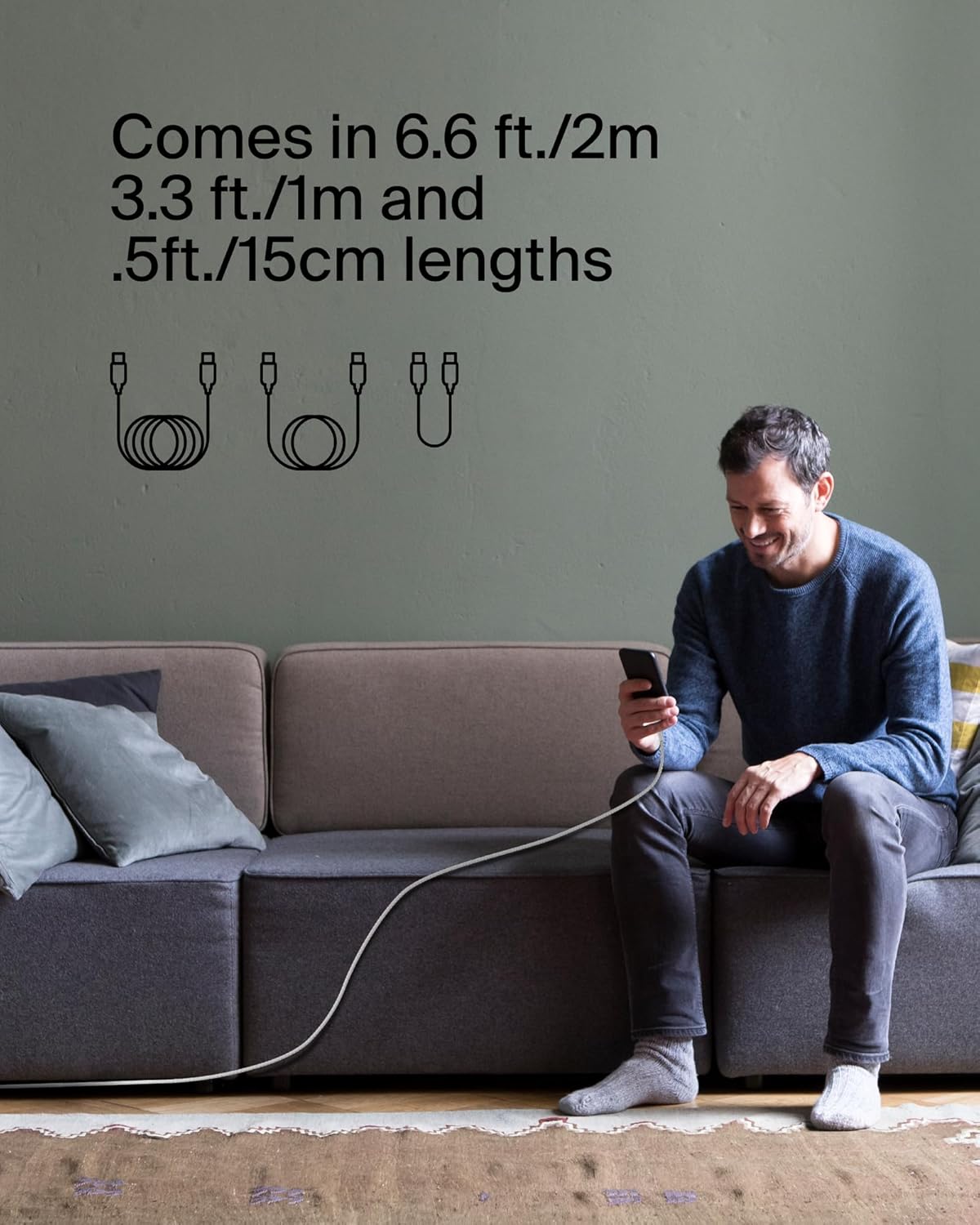 Belkin BoostCharge USB-C to USB-C Braided 1M Cable
