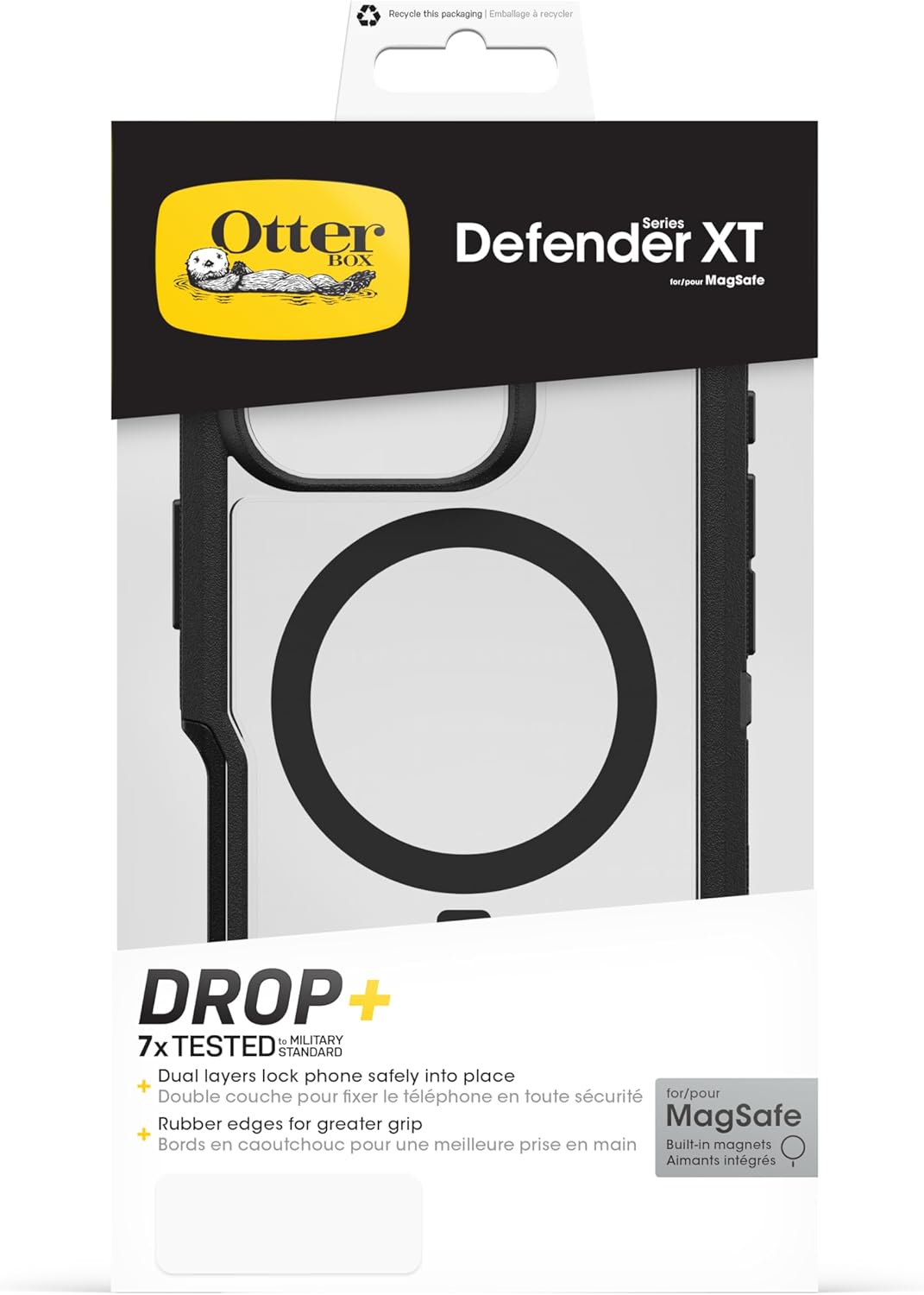 Otterbox Defender XT MagSafe Case - For iPhone 16 Pro - Dark Side