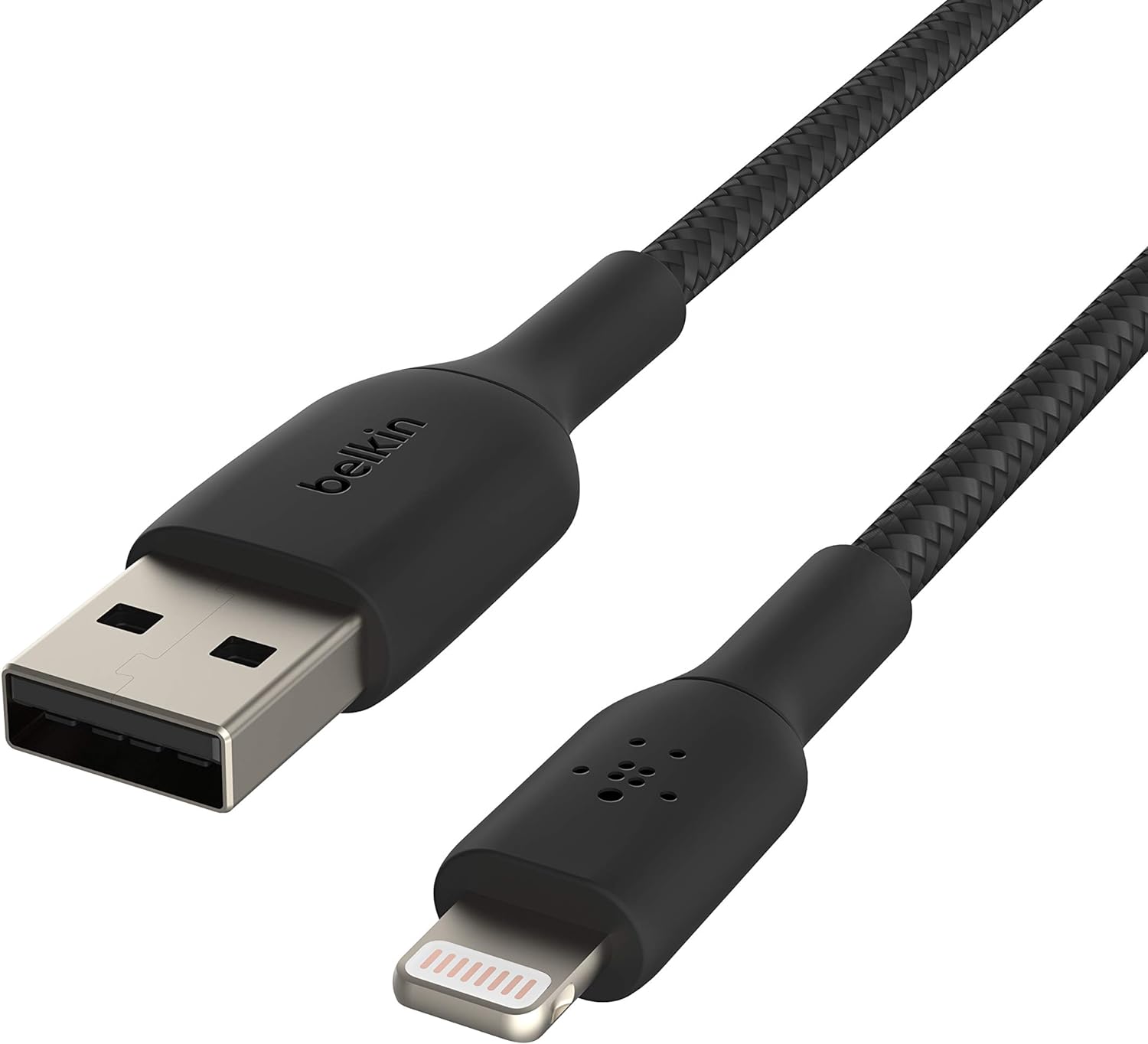 Belkin Boost Charge Lightning to USB-A 2M Cable For Apple Devices - Black