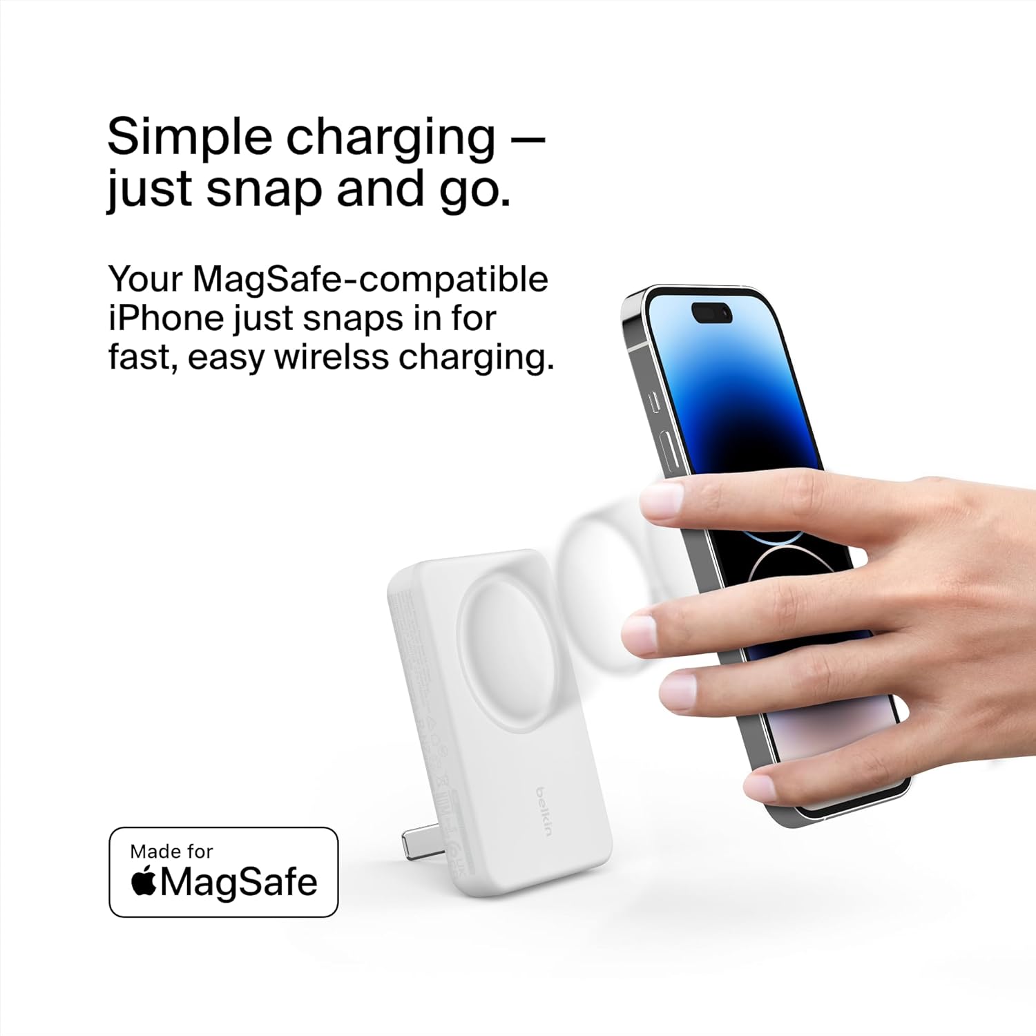 Belkin BoostCharge Magnetic Wireless Power Bank 5K + Stand