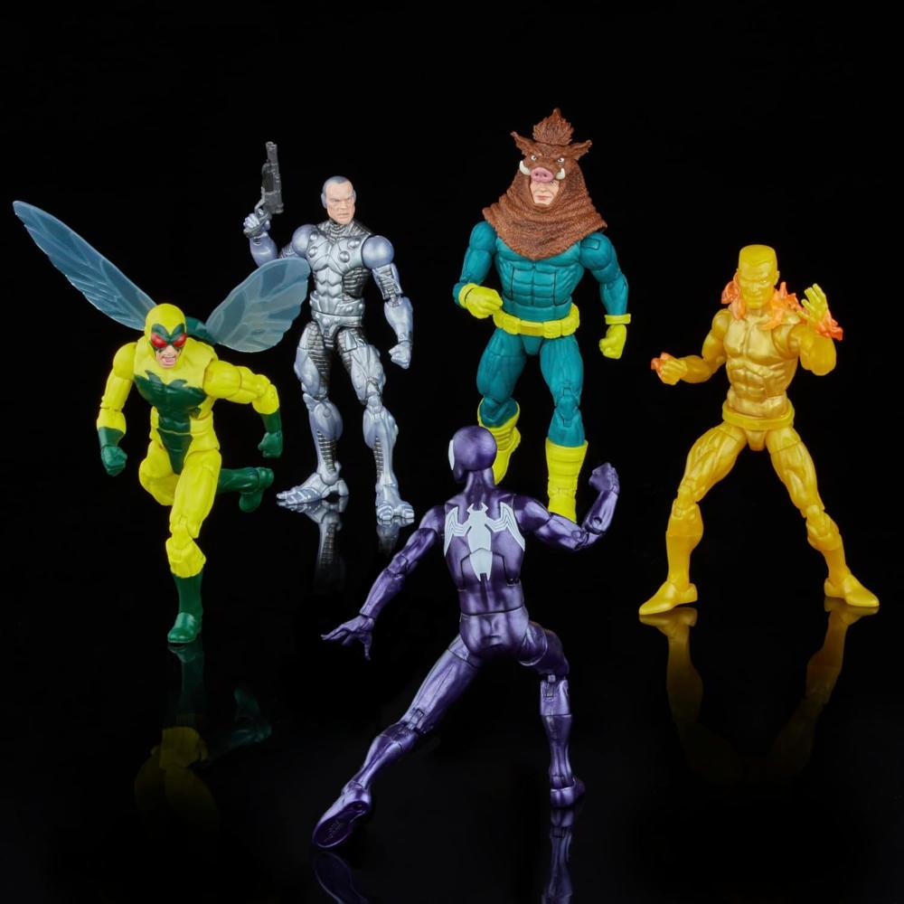 Spider-Man Hasbro Marvel Legends Series Multipack, 6-Inch-Scale Collectible Action Figures with 14 Accessories, Toys for Kids
