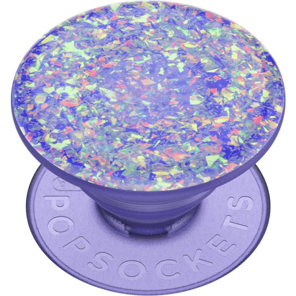 PopSockets Universal PopGrip Iridescent Confetti Ice Purple