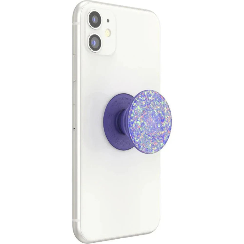 PopSockets Universal PopGrip Iridescent Confetti Ice Purple