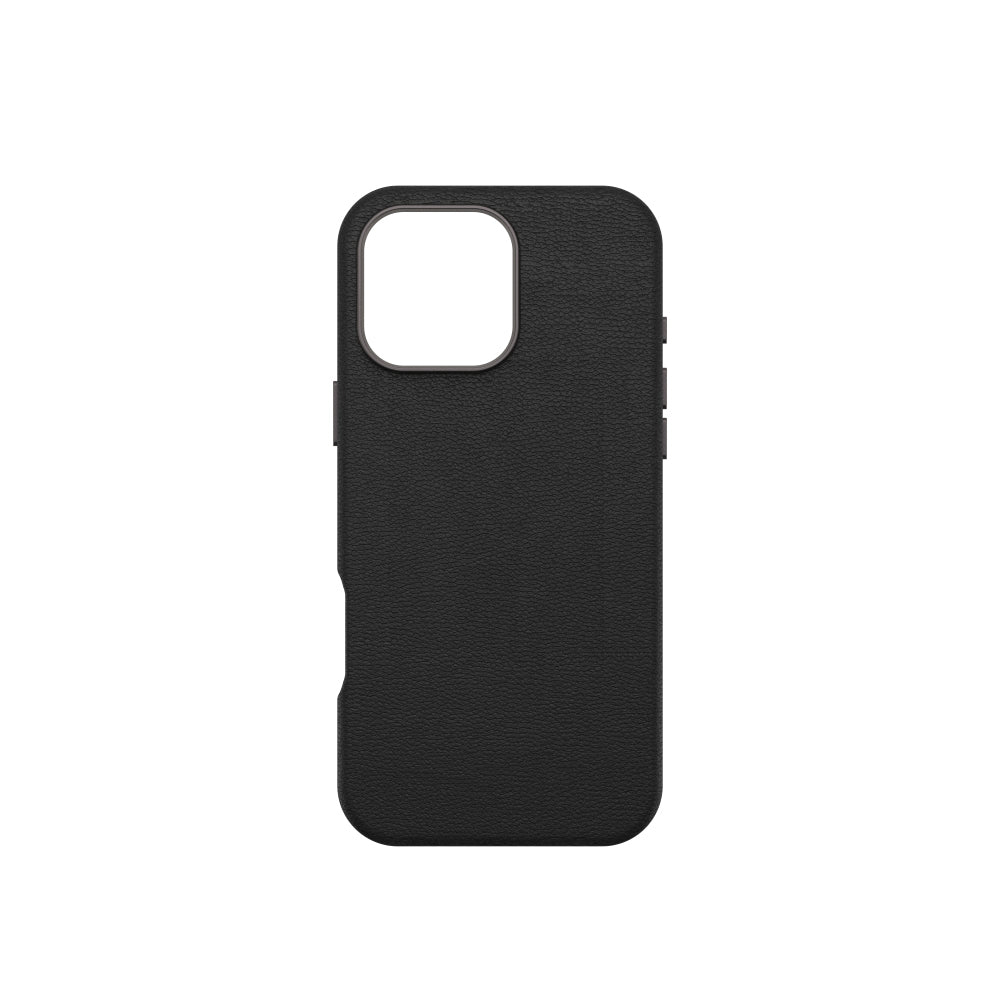 OtterBox Symmetry Series Cactus Leather for MagSafe Case for iPhone 16 Pro Max - Black