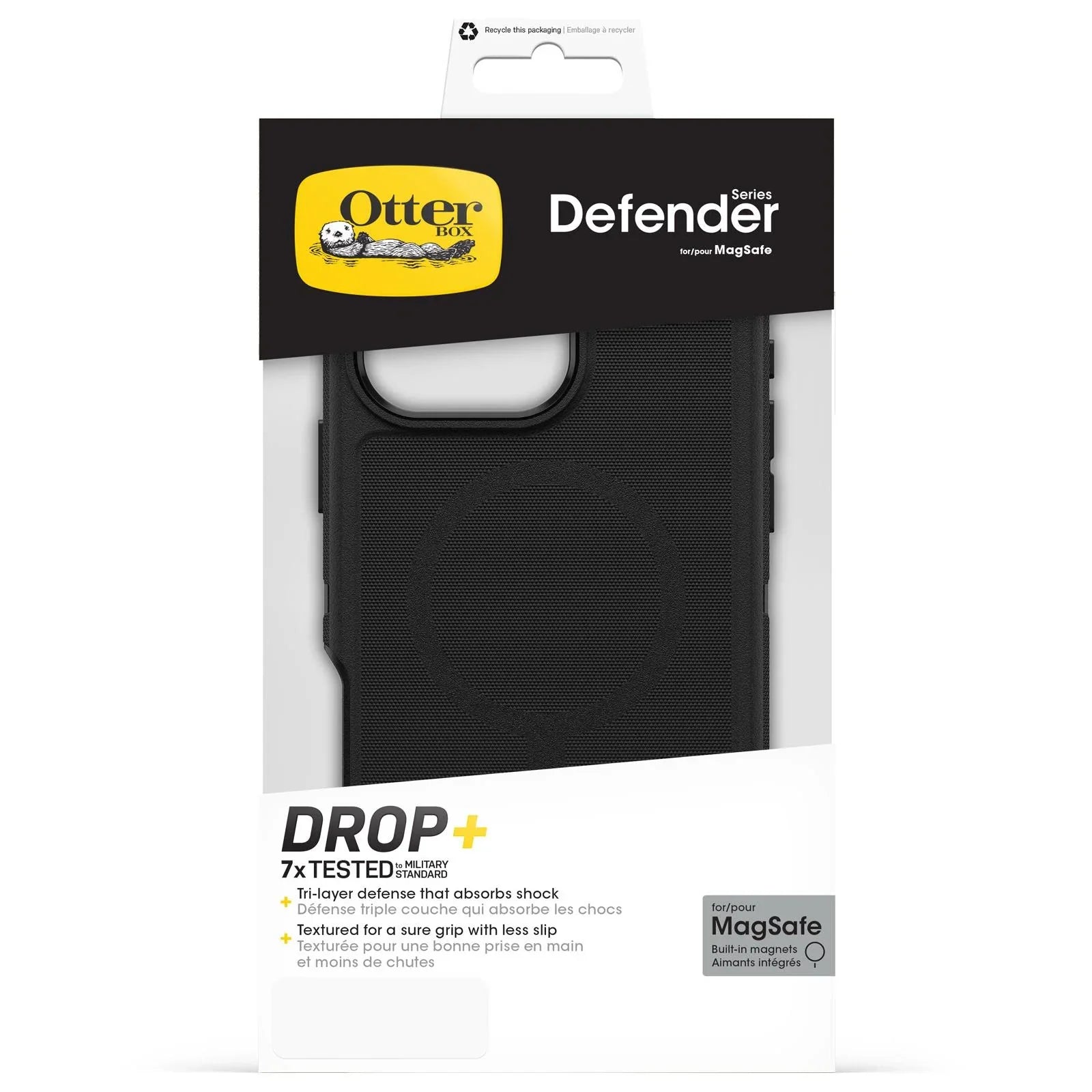 Otterbox Defender MagSafe Case- Black