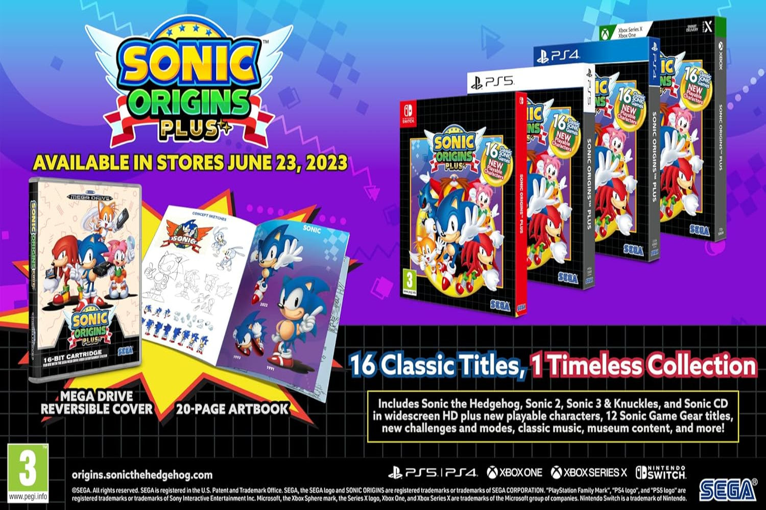 Sega Sonic Origins Plus (Switch)
