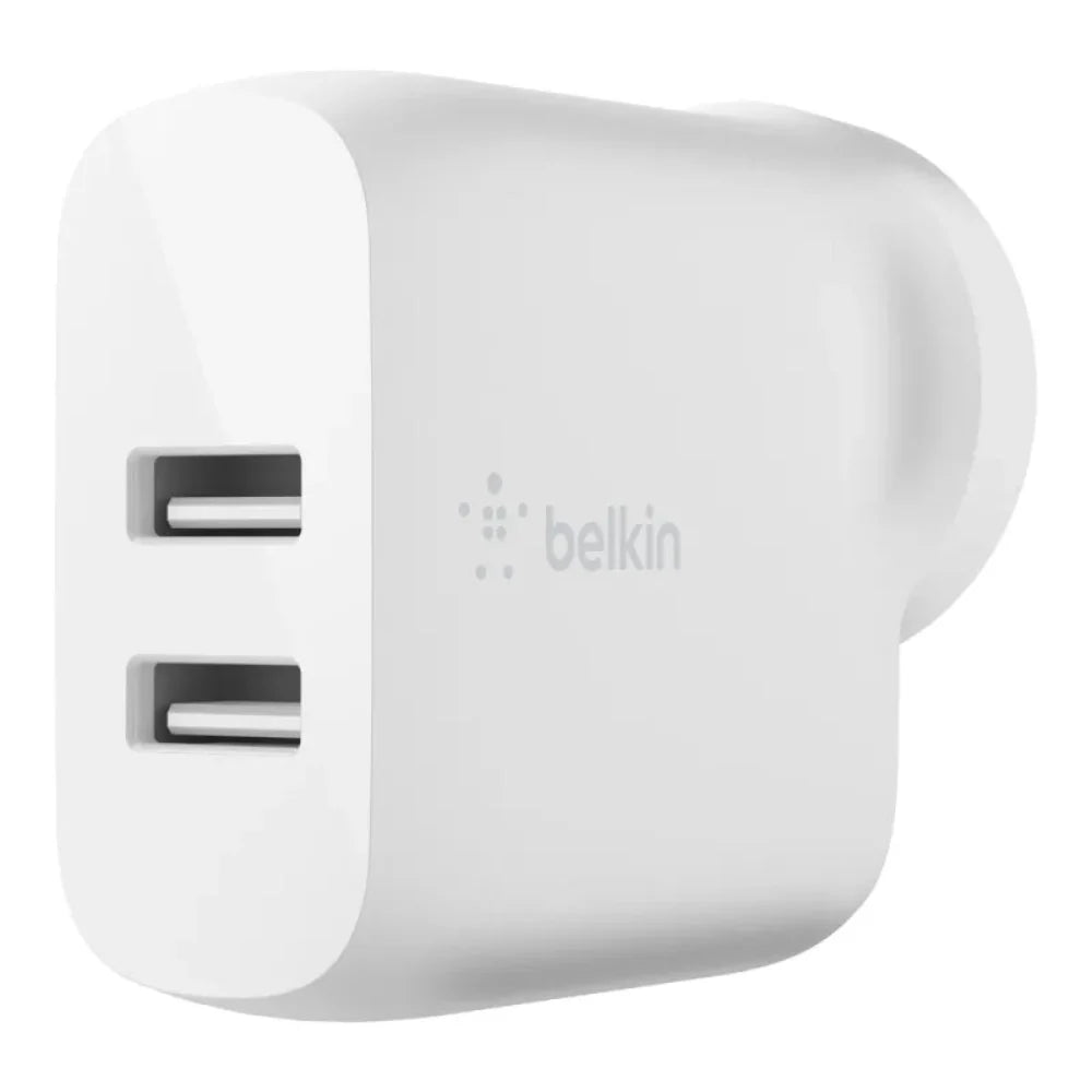 Belkin BOOSTCHARGE Dual USB-A Wall Charger 24W