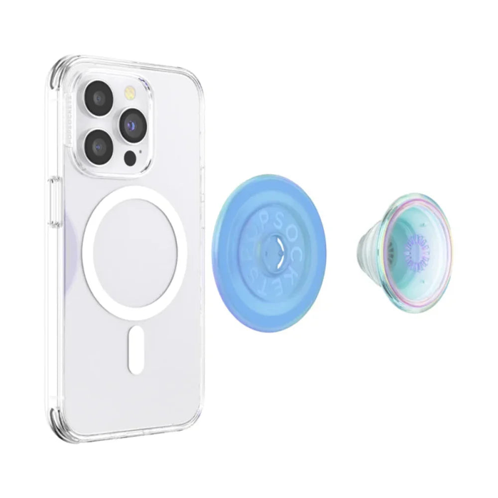 Popsockets Magsafe PopGrip- Blue Clear