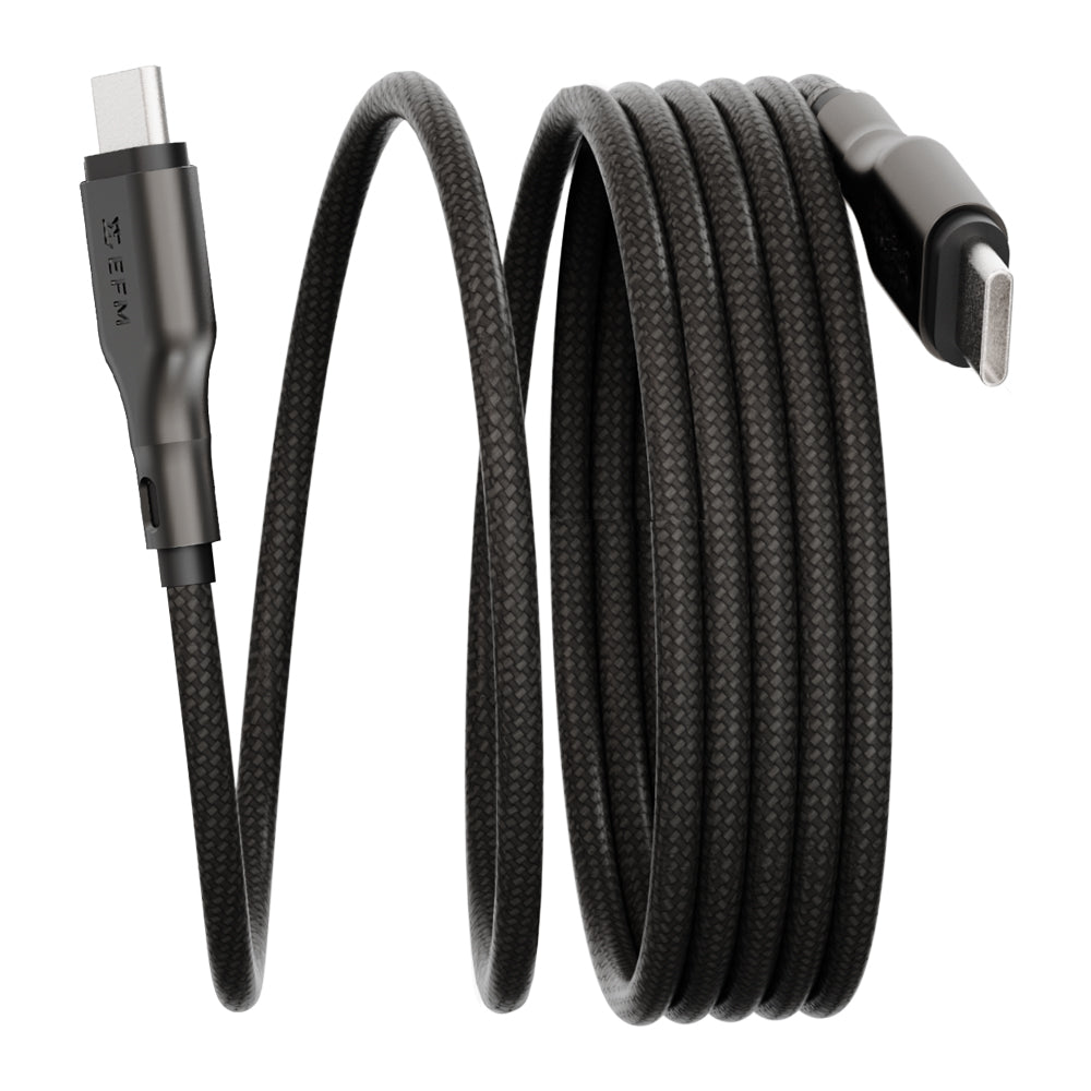 EFM 48W Car ChargerWith 1M Mag-Coil USB-C Cable