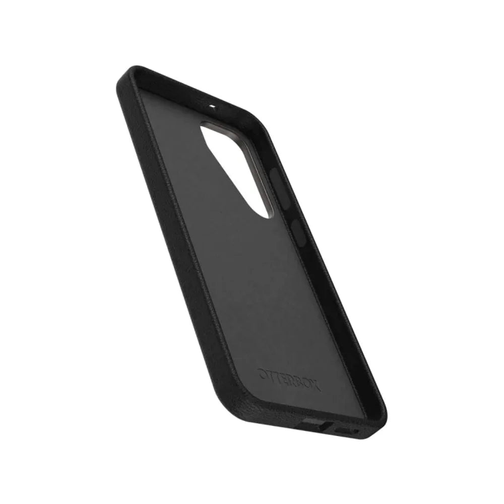 OtterBox Symmetry Cactus Leather Case-For Samsung Galaxy S25+ - Black