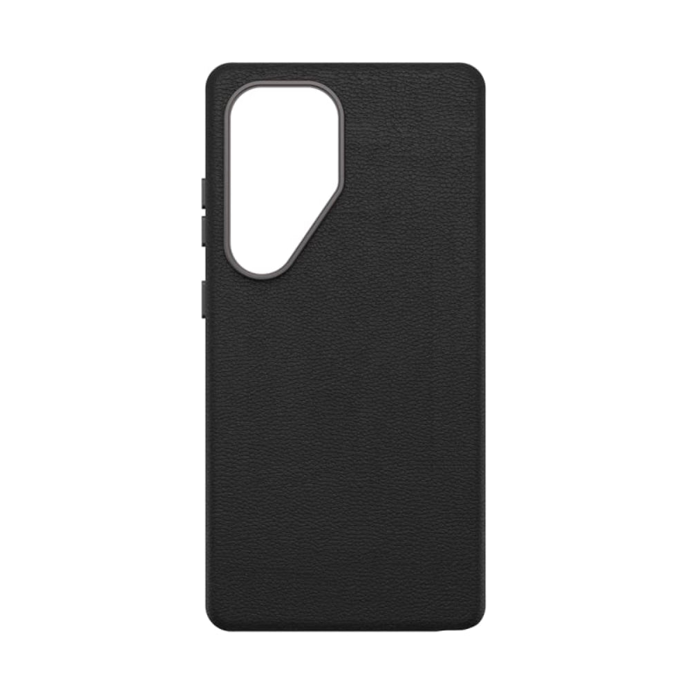 OtterBox Symmetry Cactus Leather Case-For Samsung Galaxy S25 Ultra - Black