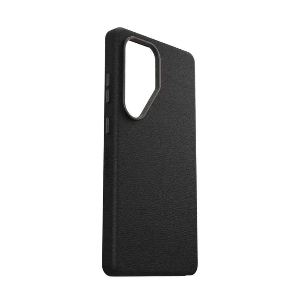 OtterBox Symmetry Cactus Leather Case-For Samsung Galaxy S25 Ultra - Black