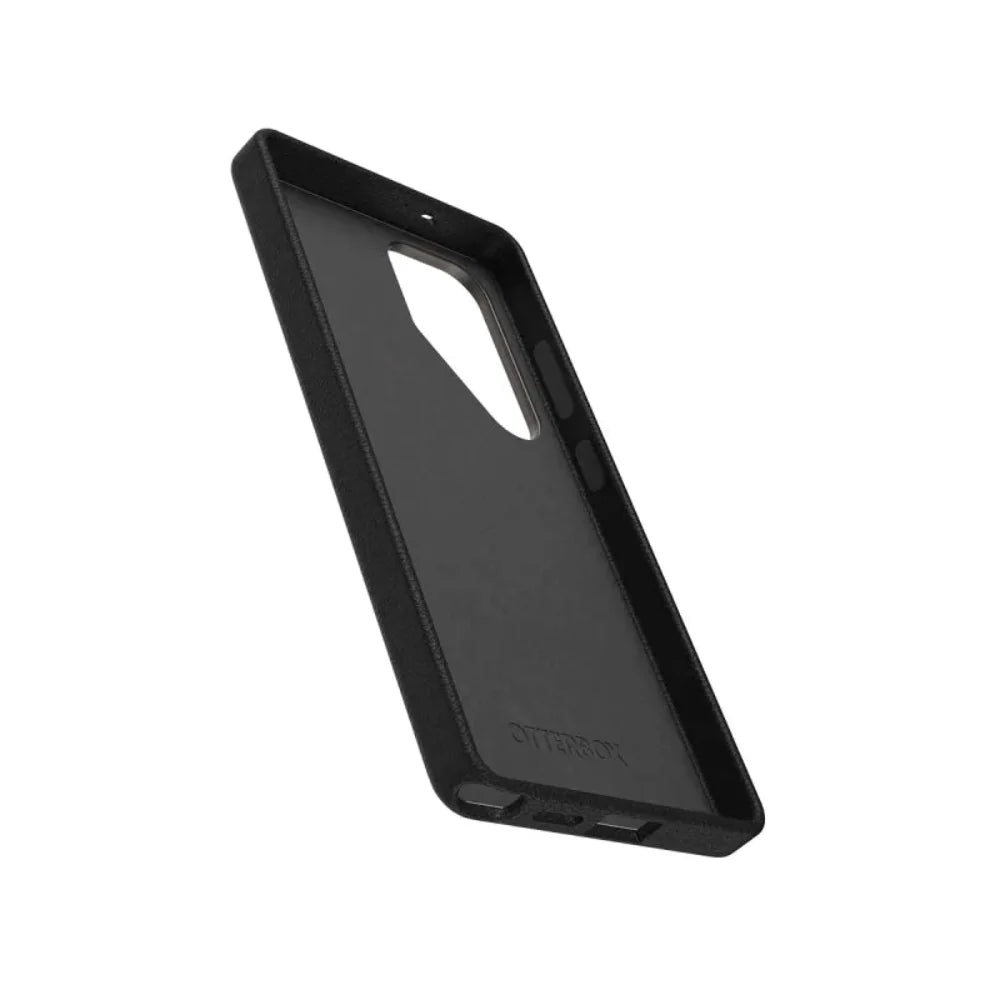 OtterBox Symmetry Cactus Leather Case-For Samsung Galaxy S25 Ultra - Black