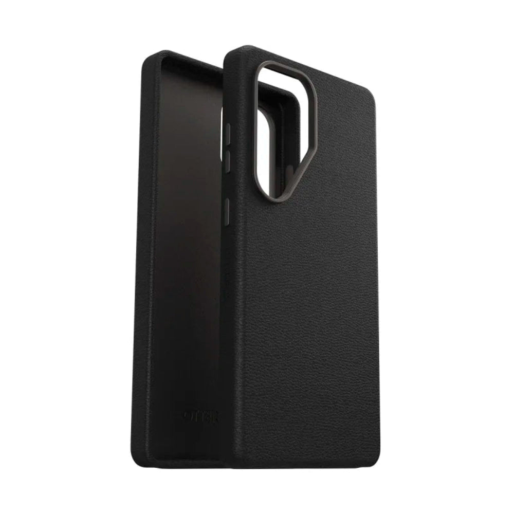 OtterBox Symmetry Cactus Leather Case-For Samsung Galaxy S25 Ultra - Black