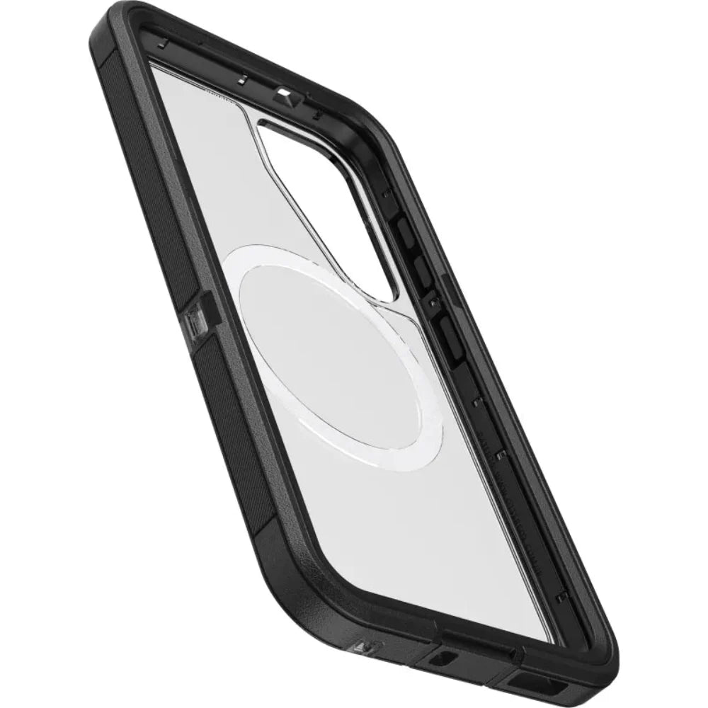 OtterBox Defender XT Mag Case-For Samsung Galaxy S25 - Dark Side-Black / Clear