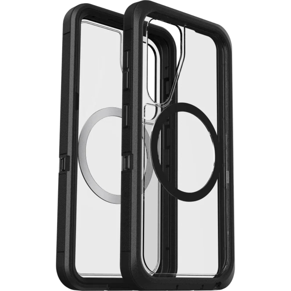 OtterBox Defender XT Mag Case-For Samsung Galaxy S25 - Dark Side-Black / Clear