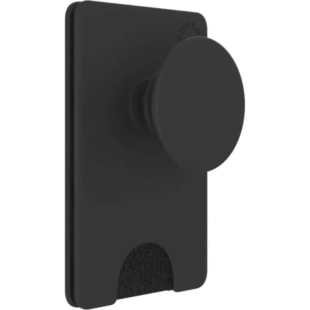 PopSockets Phone Wallet with Phone Card Holder- Black