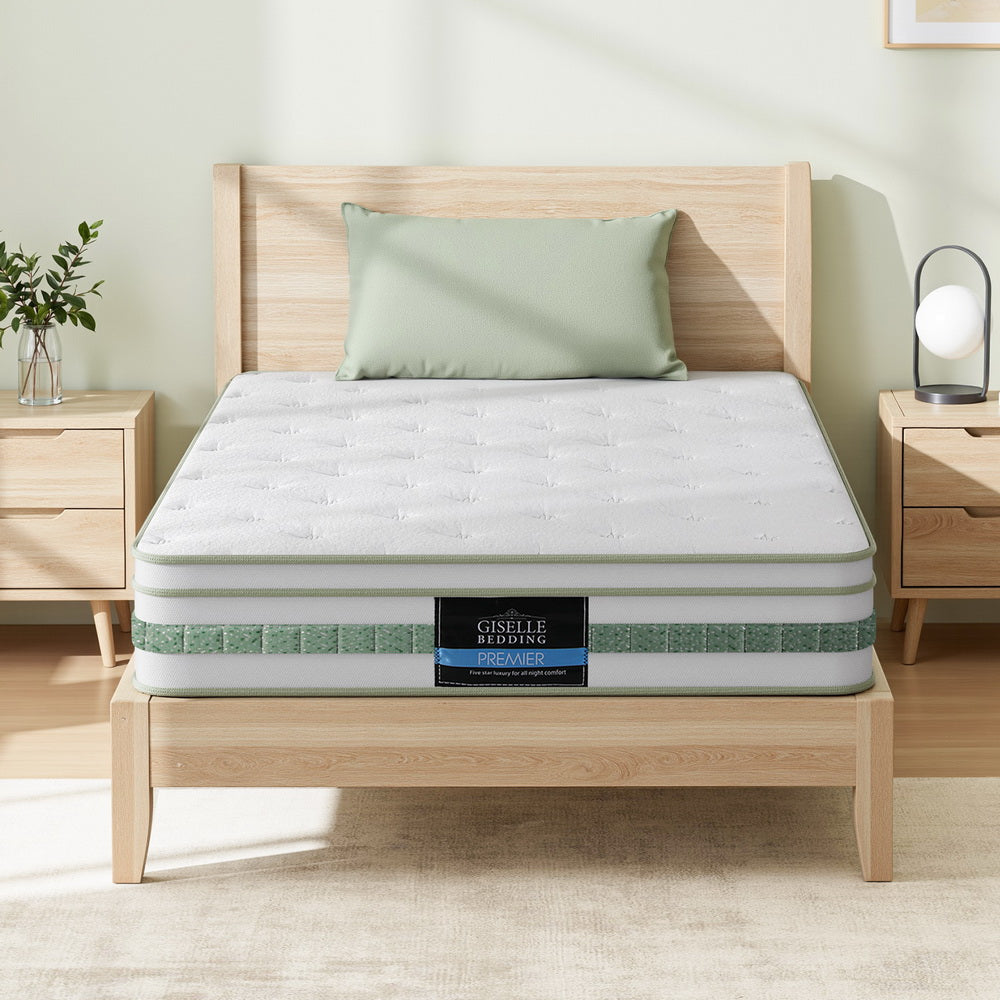 Giselle Mattress Single Green Tea Mattresses 20cm