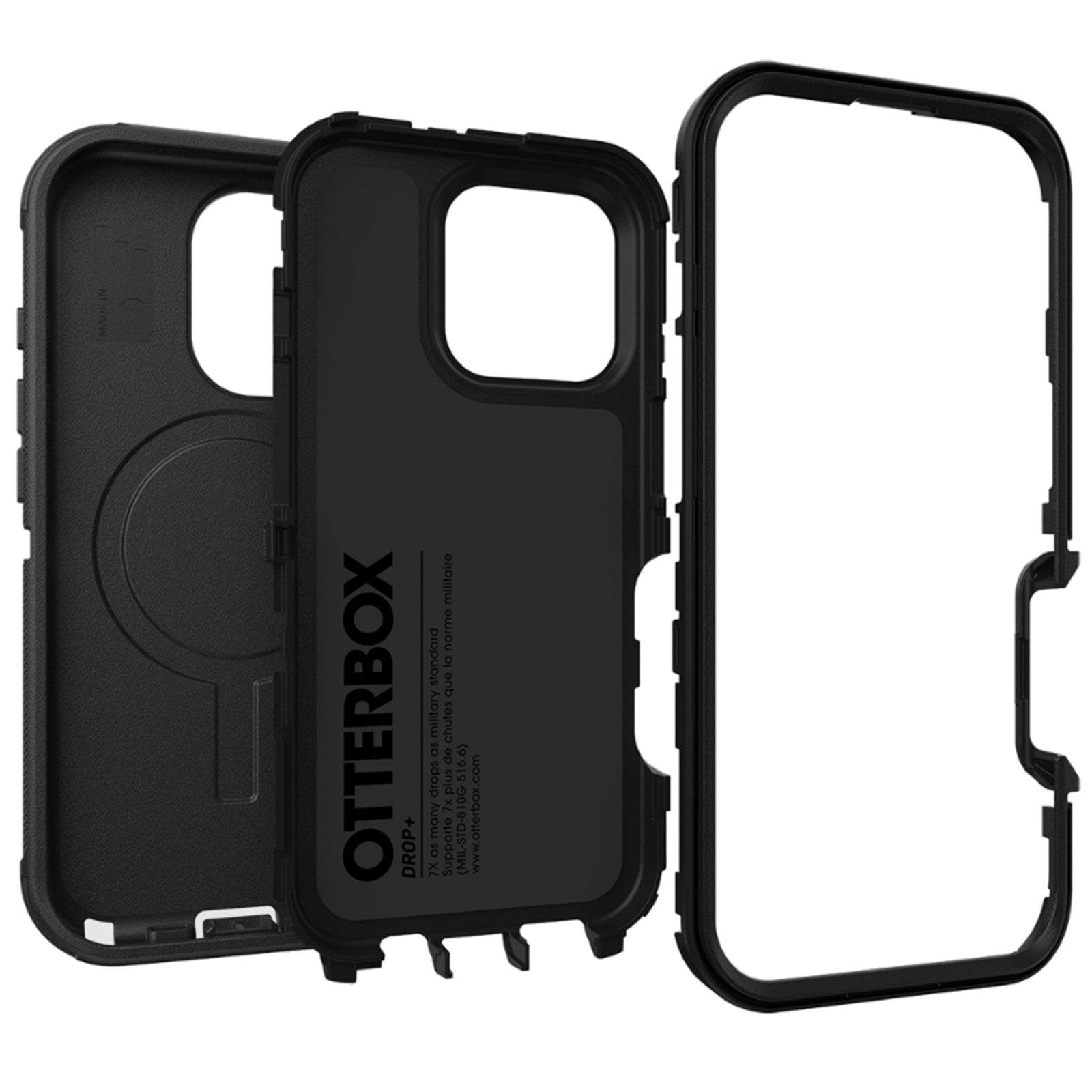 Otterbox Defender MagSafe Case For iPhone 16 Pro - Black