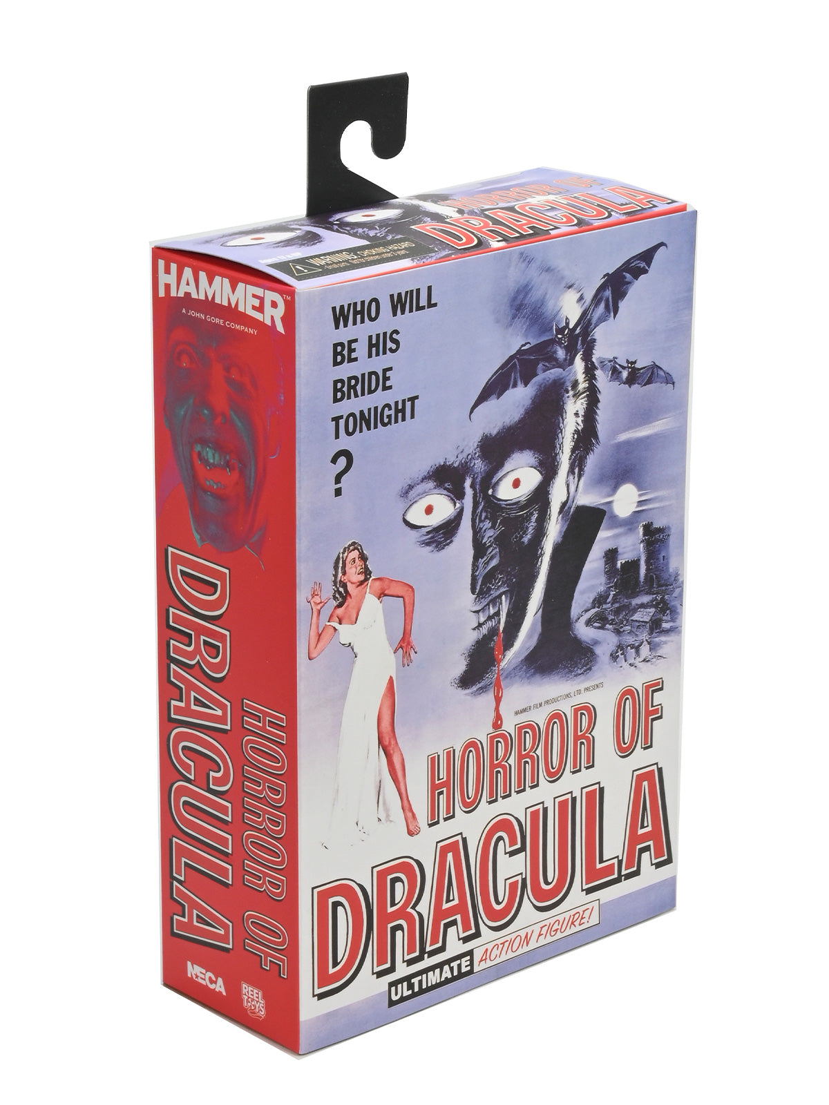 Dracula Hammer Horror Ultimate Action Figure 7” with Accessories – Black