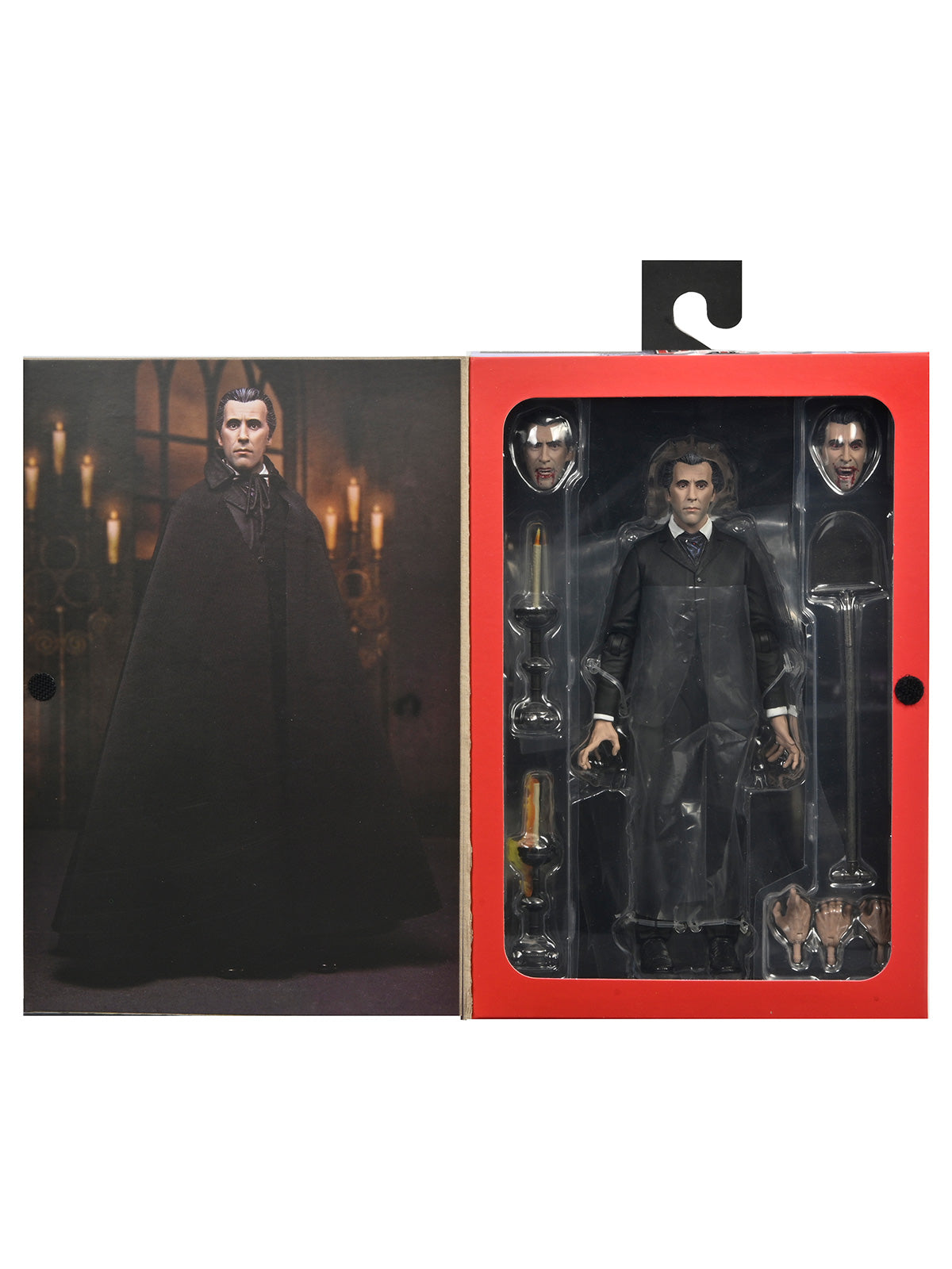 Dracula Hammer Horror Ultimate Action Figure 7” with Accessories – Black