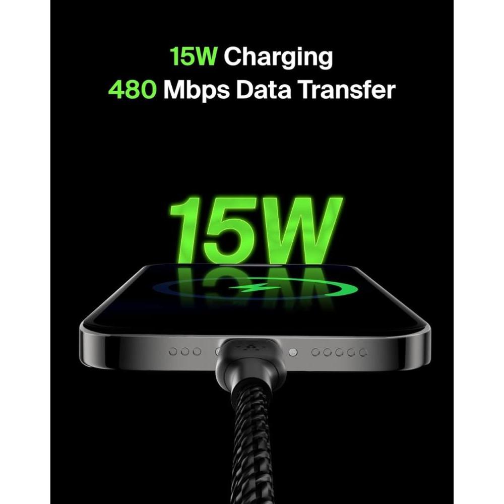 Belkin 1m Braided Boost Charge USB-C to USB Cable